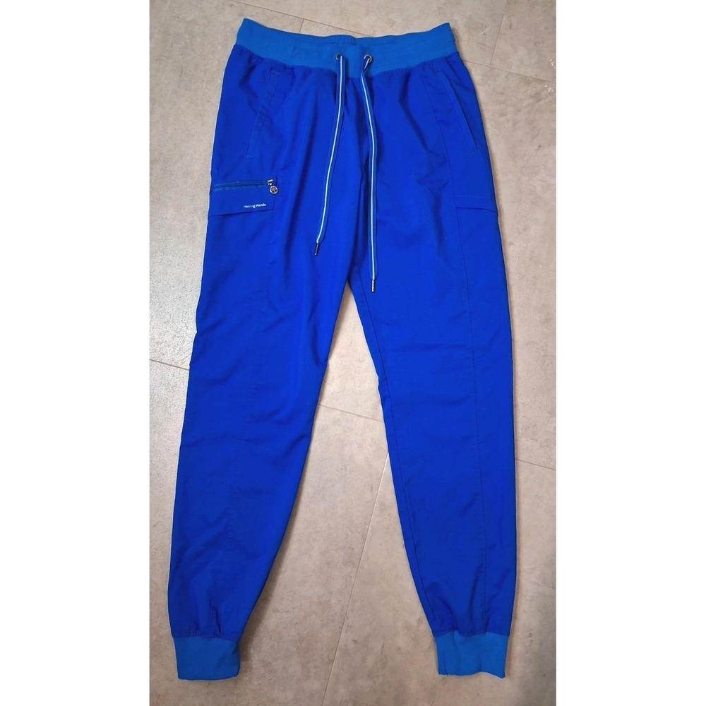 Healing Hands Scrub Bottoms Womens Size Small Tall Joggers Uniform Medical - Picture 3 of 11